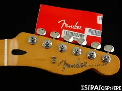 FENDER PLAYER II TELECASTER TELE NECK W/ TUNERS ROLLED EDGES, MODERN 