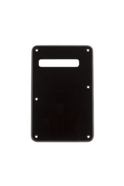 FENDER GUITAR MODERN SINGLE PLY STRAT TREMOLO BACKPLATE COVER BLACK 0063266000