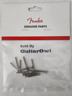 FENDER GUITAR HUMBUCKER PICKUP MOUNTING SCREWS  MADE IN THE USA  0050166049