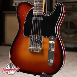 FENDER JASON ISBELL CUSTOM TELECASTER ROSEWOOD FINGERBOARD - 3-COLOR CHOCOLATE B