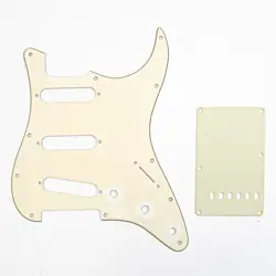 WHITE PICKGUARD AND