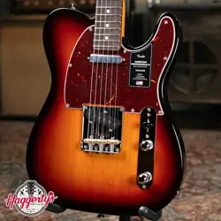 FENDER AMERICAN PROFESSIONAL II TELECASTER - 3-COLOR SUNBURST W/ HARDSHELL CASE