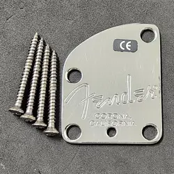 2005 FENDER AMERICAN DELUXE CONTOURED HEEL NECK PLATE - STRAT / TELE USA GUITAR