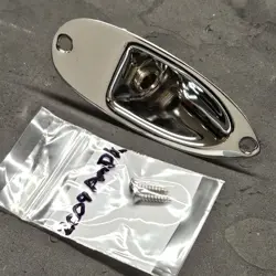 2009 FENDER USA DELUXE STRAT OUTPUT JACK ASSEMBLY W/ SCREWS FOR STRAT USA GUITAR