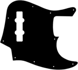 WD CUSTOM PICKGUARD FOR FENDER MADE IN MEXICO JAZZ BASS #29 MATTE BLACK