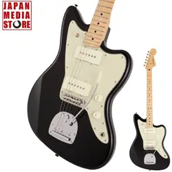 FENDER MADE IN JAPAN HYBRID II JAZZMASTER BLACK MAPLE ELECTRIC GUITAR NEW
