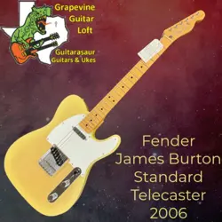 FENDER JAMES BURTON STANDARD TELECASTER 2006 BLONDE