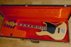 ELECTRIC BASS GUITAR FENDER USA AMERICAN VINTAGE '74 JAZZ NATURAL WITH HARD CASE