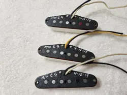 FENDER CUSTOM SHOP HAND-WOUND FAT 50S STRAT PICKUP SET