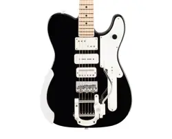 OPEN BOX FENDER JACK WHITE TRIPLECASTER ELECTRIC GUITAR - BLACK W/MAPLE FB