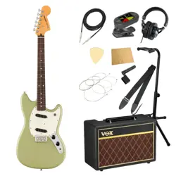 FENDER PLAYER II MUSTANG RW BCG WITH VOX AMPLIFIER 11-PIECE BEGINNER'S SET