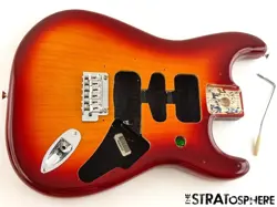 FENDER PLAYER II STRAT BODY + HARDWARE CHAMBERED ASH AGED CHERRY BURST