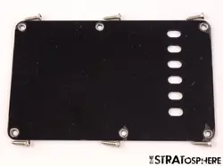 FENDER AV II AMERICAN VINTAGE 1973 STRAT TREMOLO COVER, STRATOCASTER PLATE BLK 