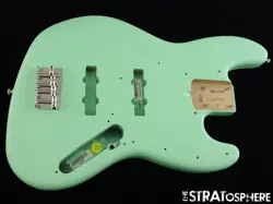 FENDER AMERICAN PERFORMER JAZZ J BASS BODY & HARDWARE USA SATIN SURF GREEN