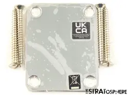 FENDER VINTERA II 50S NOCASTER NECK PLATE, CHROME GUITAR PART