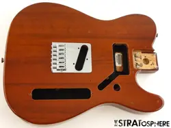 FENDER PLAYER II TELECASTER TELE BODY + HARDWARE CHAMBERED MAHOGANY MOCHA