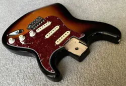 2000 60'S BURST SQUIER SE FENDER STRATOCASTER FULL THICKNESS BODY RED TORTOISE