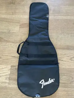 FENDER BLACK NYLON SOFT CASE FOR FENDER STRAT TELECASTER ELECTRIC GUITAR