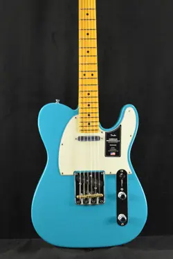 FENDER AMERICAN PROFESSIONAL II TELECASTER MIAMI BLUE MAPLE FINGERBOARD