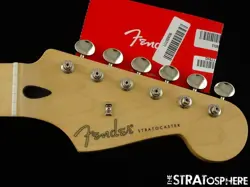 FENDER JIMMIE VAUGHAN STRATOCASTER STRAT NECK & TUNERS, JV, MAPLE 