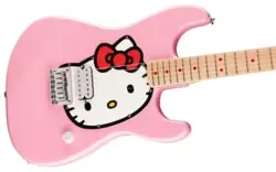 SQUIER BY FENDER HELLO KITTY STRATOCASTER ELECTRIC GUITAR JAPAN