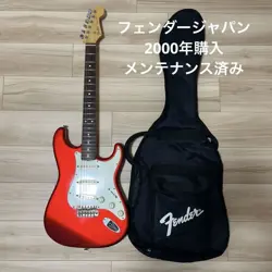 FENDER JAPAN 2000 STRATOCASTER CARDINAL RED SAFE PACKING!