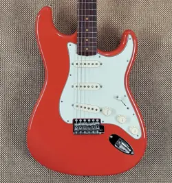 2024 FENDER AMERICAN VINTAGE REISSUE '60S STRATOCASTER - COA - FIESTA RED!