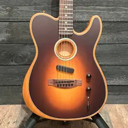 FENDER ACOUSTASONIC PLAYER TELECASTER ACOUSTIC ELECTRIC GUITAR - SUNBURST