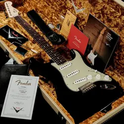 FENDER CUSTOM SHOP CUSTOM BUILT 1963 STRATOCASTER TCP JOSEFINA PICK UPS AGED BLA