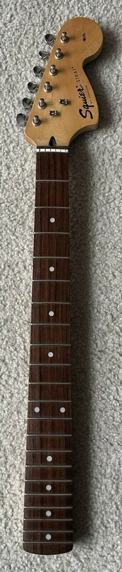 2000 FENDER SQUIER AFFINITY STRATOCASTER NECK 70'S STYLE HEADSTOCK VERY NICE!