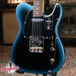 FENDER AMERICAN PROFESSIONAL II TELECASTER - DARK NIGHT W/ HARDSHELL CASE