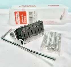 WILKINSON GUITAR STRAT TREMOLO SWVP6 SB FOR FENDER STRAT STEEL BLOCK CHROME