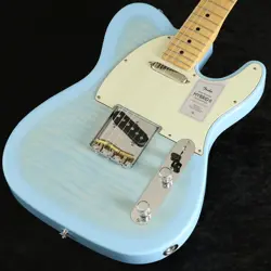 FENDER 2024 COLLECTION MADE IN JAPAN HYBRID II TELECASTER MAPLE FB FLAME CELESTE