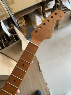 ROASTED MAPLE  NECK ST FENDER STRAT  REPLACEMENT  21FRETS  ELECTRIC GUITAR NECK
