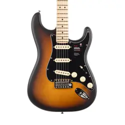 USED FENDER AMERICAN PERFORMER TIMBER STRATOCASTER MAPLE - 2 COLOR SUNBURST