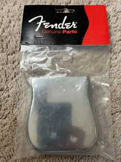 FENDER GENUINE PARTS VINTAGE TELECASTER BRIDGE COVER CHROME USA