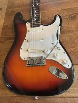 1996 FENDER STRAT PLUS ANTIQUE BURST LACE SENSORS TBX LSR SCHALLERS