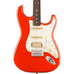 USED FENDER PLAYER II STRATOCASTER HSS ROSEWOOD - CORAL RED