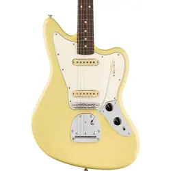 USED FENDER PLAYER II JAGUAR ROSEWOOD - HIALEAH YELLOW