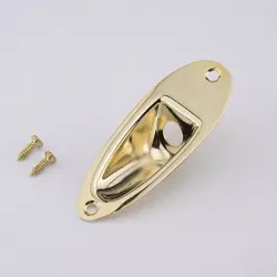 METAL BOAT OUTPUT JACK CUP PLATE SOCKET FOR FENDER STRATOCASTER STRAT GUITAR V