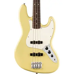 USED FENDER PLAYER II JAZZ BASS ROSEWOOD - HIALEAH YELLOW