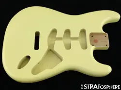 NEW REPLACEMENT BODY FOR FENDER STRATOCASTER STRAT, ALDER, VINTAGE WHITE