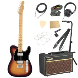 FENDER PLAYER II TELECASTER HH MN 3TS WITH VOX AMPLIFIER 11-PIECE BEGINNER'S SET