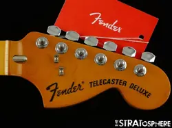 FENDER AV II AMERICAN VINTAGE 1975 TELE DELUXE NECK  TUNERS MAPLE $10 OFF