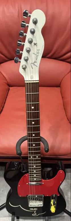 ELECTRIC GUITAR FENDER JAPAN MICKEY MOUSE TELECASTER BLACK MADE IN 2009 W/ CASE