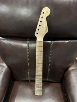 MAPLE RELIC W ABALONE INLAYS - NEW GUITAR NECK - FITS FENDER CUSTOM SHOP STRAT 1