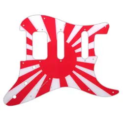 PICKGUARD FOR FENDER AMERICAN DELUXE STRATOCASTER JAPANESE FLAG