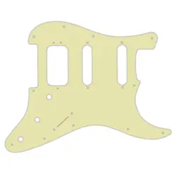 PICKGUARD FOR FENDER AMERICAN DELUXE STRATOCASTER MINT GREEN 3 PLY