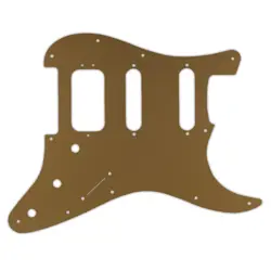 PICKGUARD FOR FENDER AMERICAN DELUXE STRATOCASTER GOLD/CLEAR/GOLD
