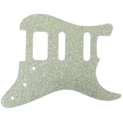 PICKGUARD FOR FENDER AMERICAN DELUXE STRATOCASTER SILVER SPARKLE